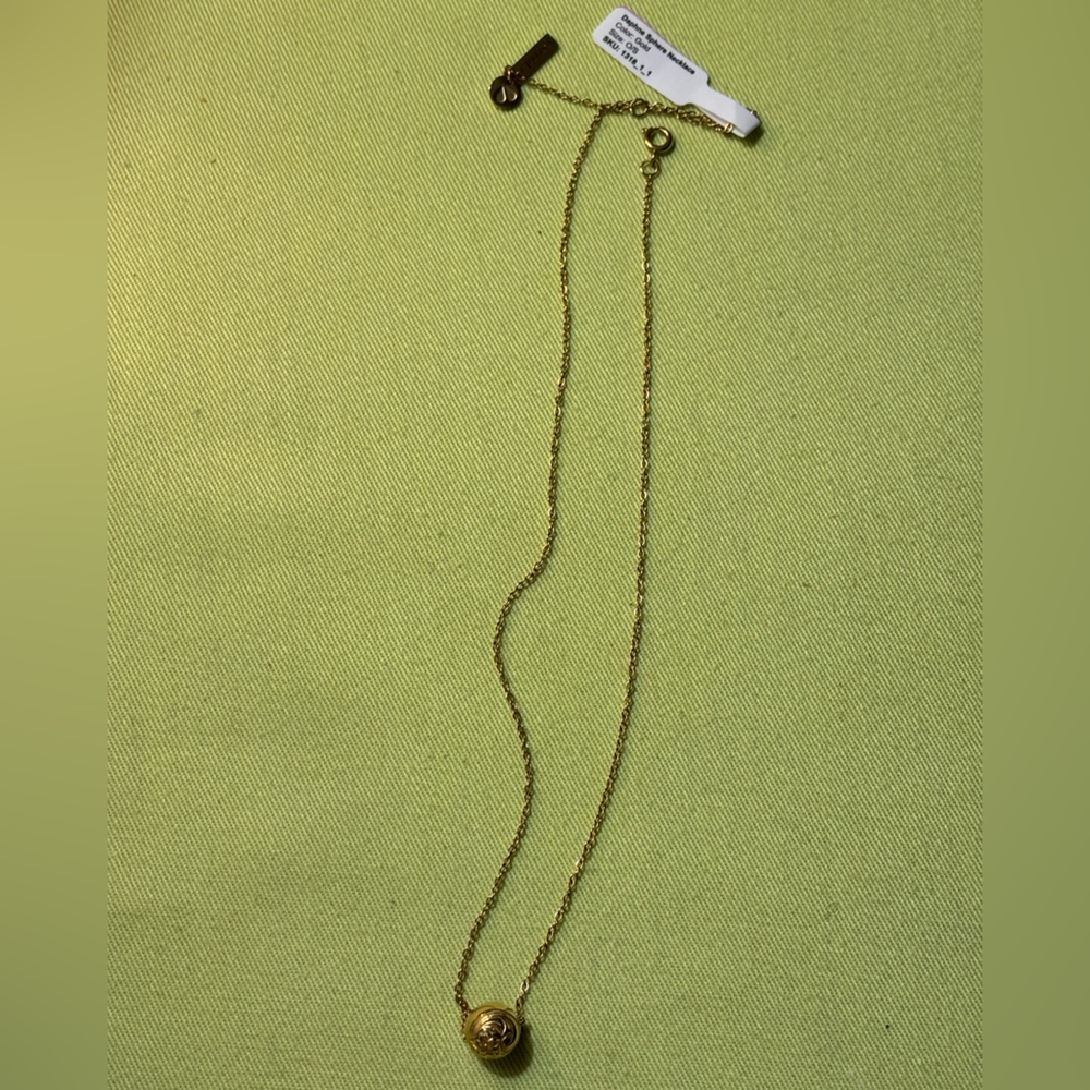 Hey Harper Gold Necklace Daphne Sphere o/s waterproof jewelry